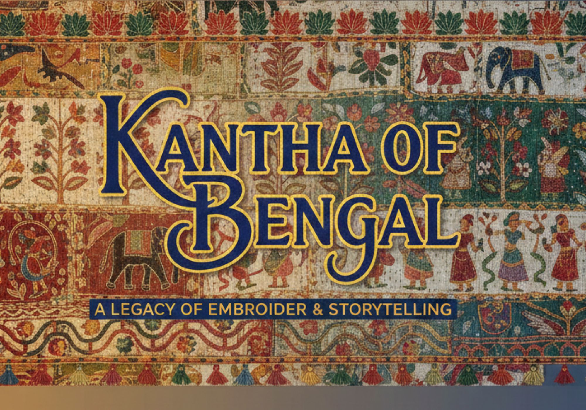 kantha of Bengal