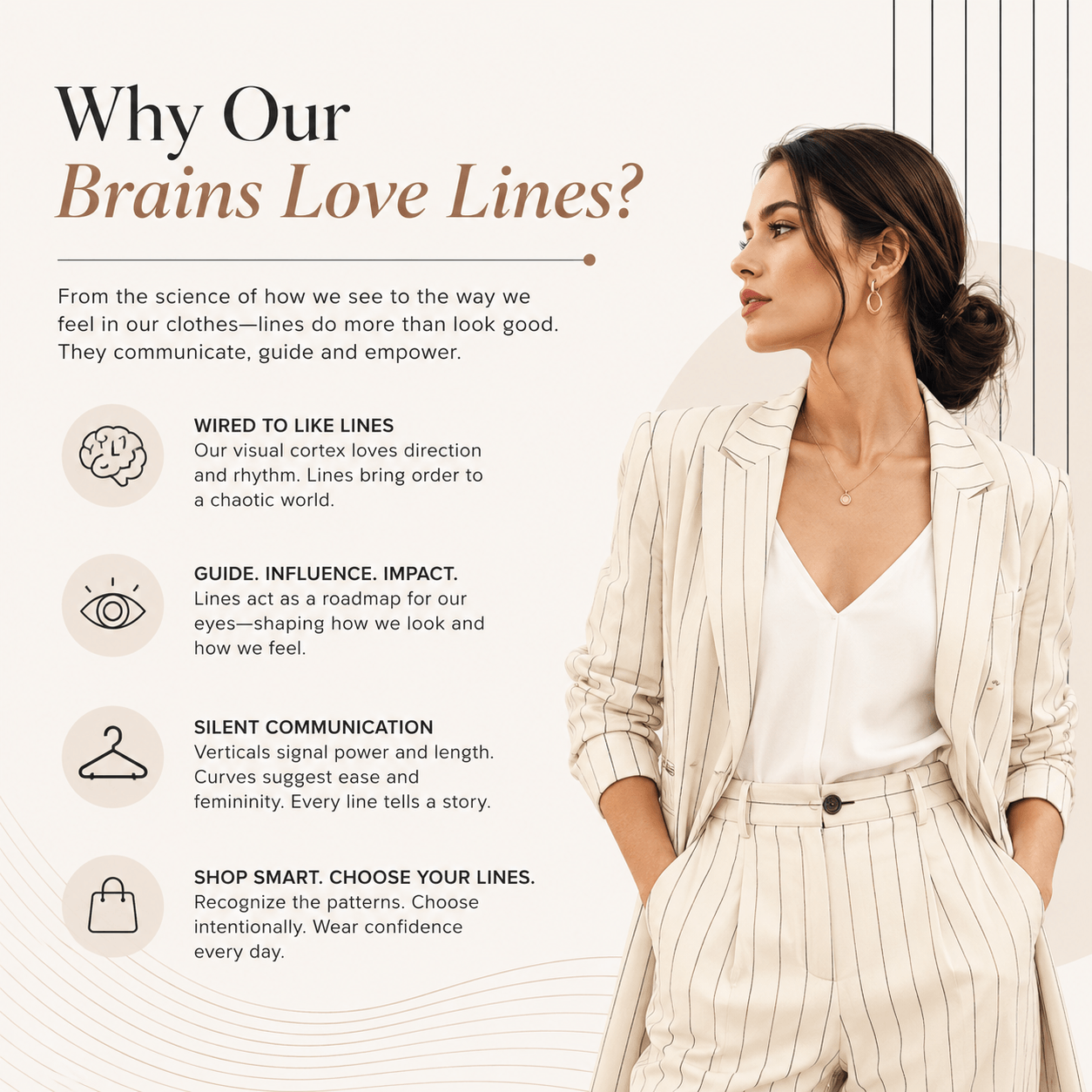 why our brains love lines ?